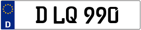 Truck License Plate